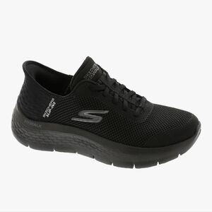 Skechers Women's Go Walk Flex Hands Free Black Slip-On Sneakers